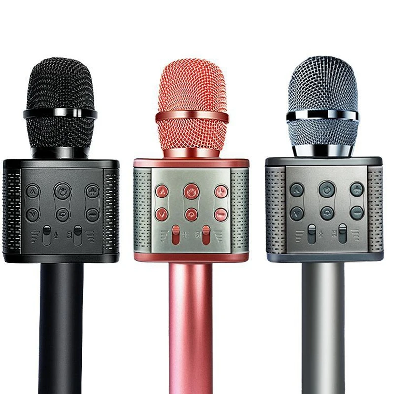 

Беспроводной микрофон MOOL для караоке, удобный микрофон для дома и улицы, для пения вечерние любое время и в любом месте