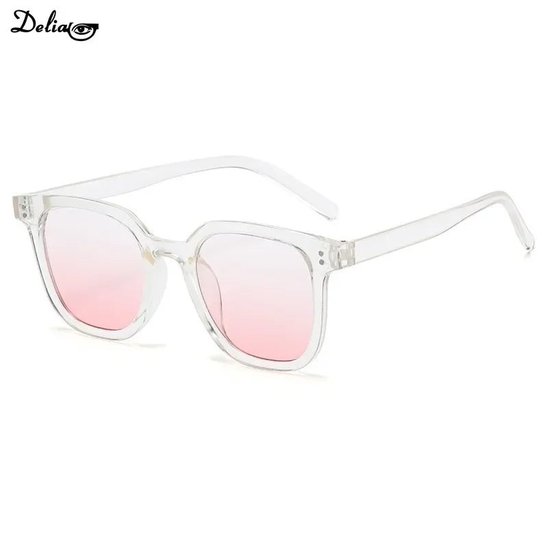 Модные градиентные очки женские румяна солнцезащитные круглые декоративные для