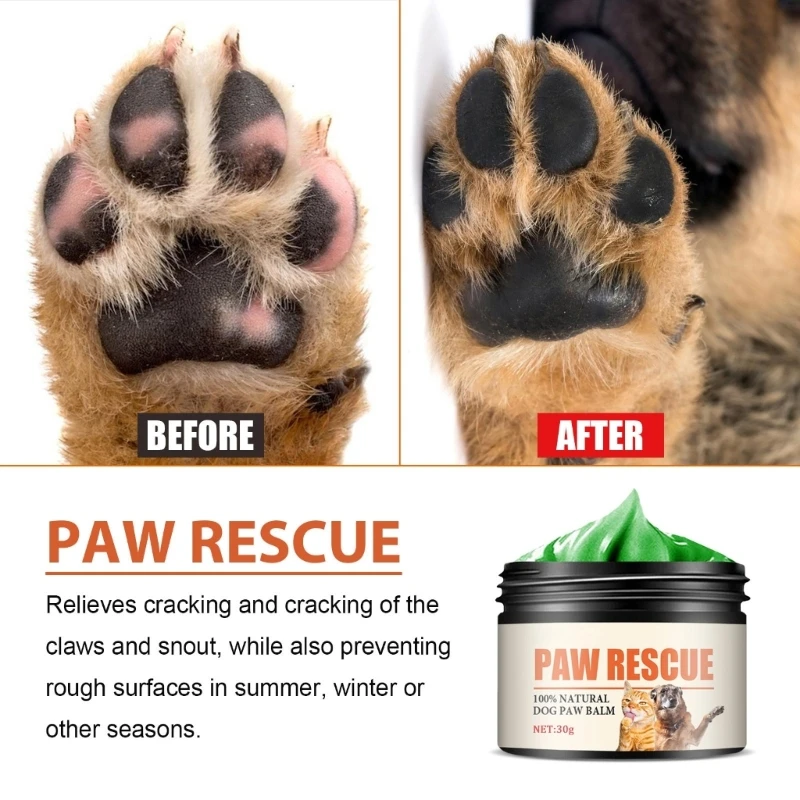 

Dog Paw Soother Natural Healing Pet Pad Balm Moisturizer for Cracked Paws & Nose Dropship
