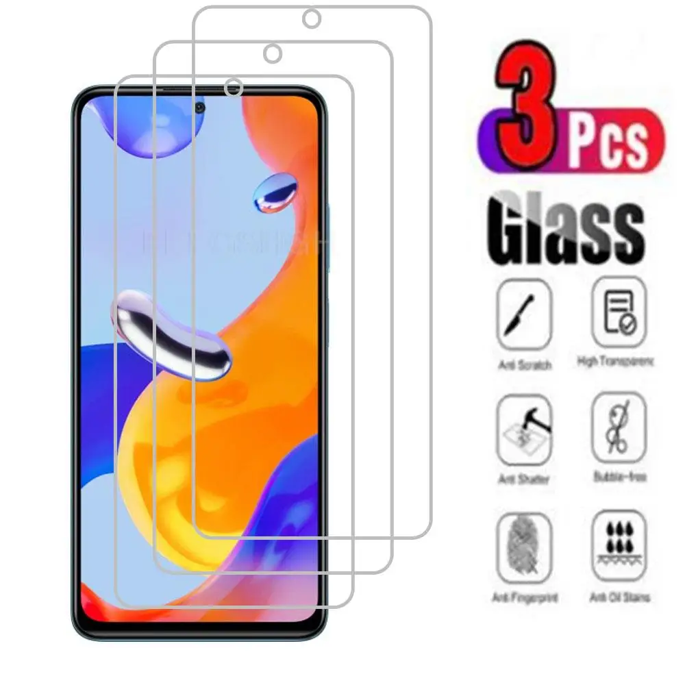 

3 шт. 9H HD защитное закаленное стекло для Xiaomi Redmi Note 11 Pro 4G Global 6,67 "Защита для экрана телефона защитная пленка