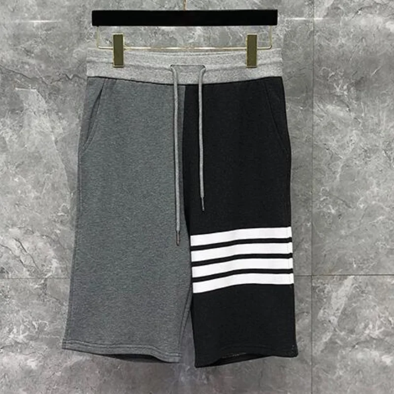 Man's Soprt Pants Casual Sports Trousers Cotton New Casual Shorts Men Women Summer Patchwork Straight Jogger Track Shorts