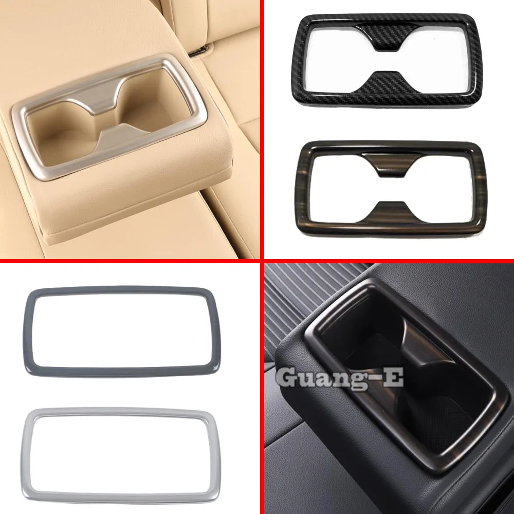 

For Toyota Highlander 2020 2021 2022 Car Styling Cover Trim ABS/Steel Rear Back Center Console Cup Holder Gear Box Frame Parts