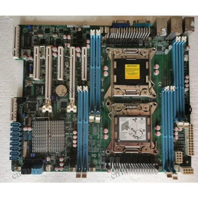 Фото Материнская плата E5-2680V2, детали Z9PA-D8, для двухпроцессорного сервера №3