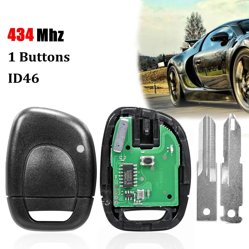 

Portable Parts for Car Vehicles Auto Parts & Accessories Durable 1 Button Remote Key fob Remote Car Key Keyless