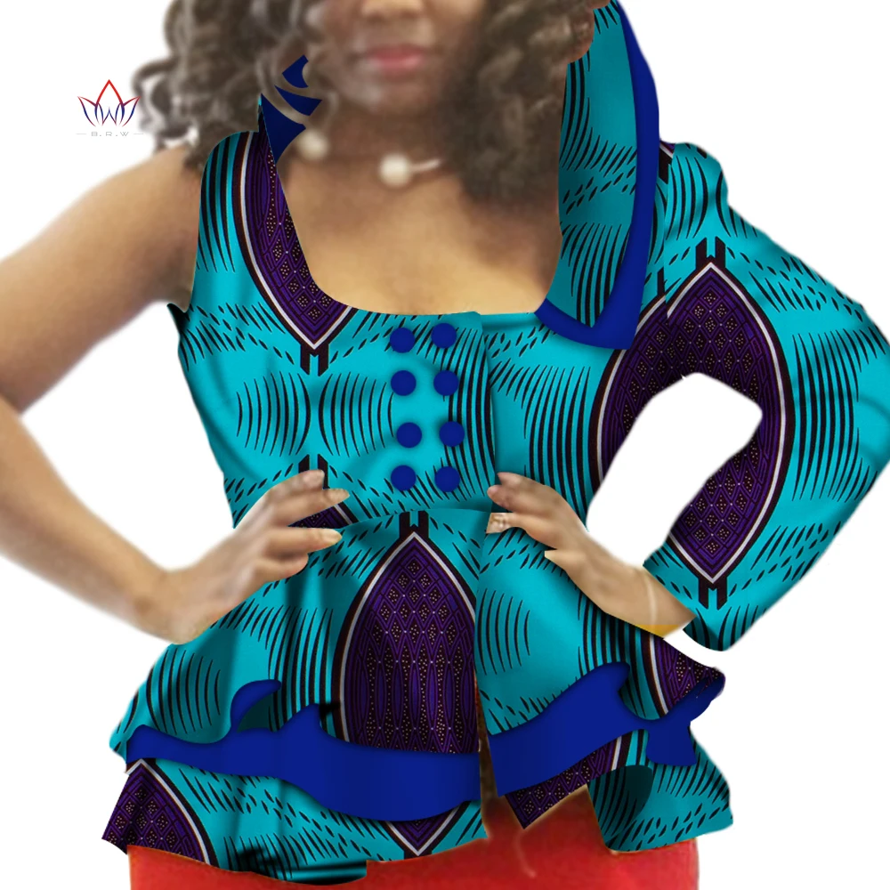 2021 Autumn african shirts for women Dashikis 6xl africa clothing Women traditional cotton Top plus size WY326 | Тематическая