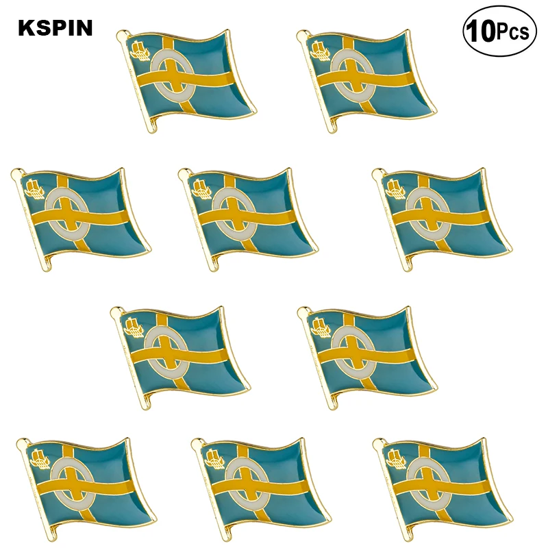 

Isle of SKYE Islands Flag Lapel Pin Flag badge Brooch Pins Badges 10Pcs a Lot
