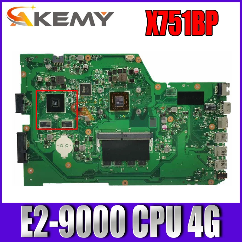 

Материнская плата Akemy X751BP для ноутбука Asus K751BP X751B