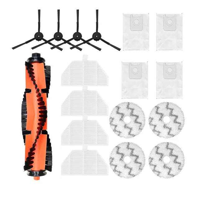 

Новая основная щетка Hepa-фильтр, боковая щетка, тканевый чехол для швабры для Roidmi EVA, запасные части для робота-пылесоса