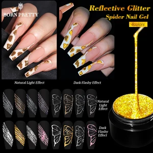 BORN PRETTY 9D глаз хамелеона кота гель для ногтей Магнитный замочить от УФ- гель для ногтей Романтический Сияющий гель-Лаки 5 мл черная основа