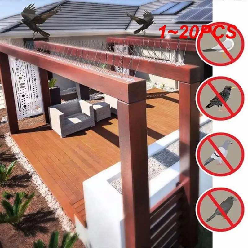 

1-20 шт., шипы из нержавеющей стали для защиты от голубей