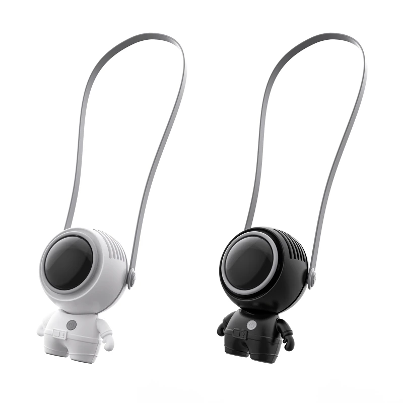 

Портативный шейный вентилятор 360 °, охлаждающий вентилятор, переносные безлопастные шейные вентиляторы, Персональный вентилятор K5DB