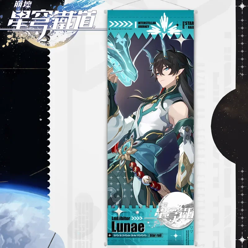 Аниме звезда На Рельсах Постер Honkai Художественный Принт Холсте Современный