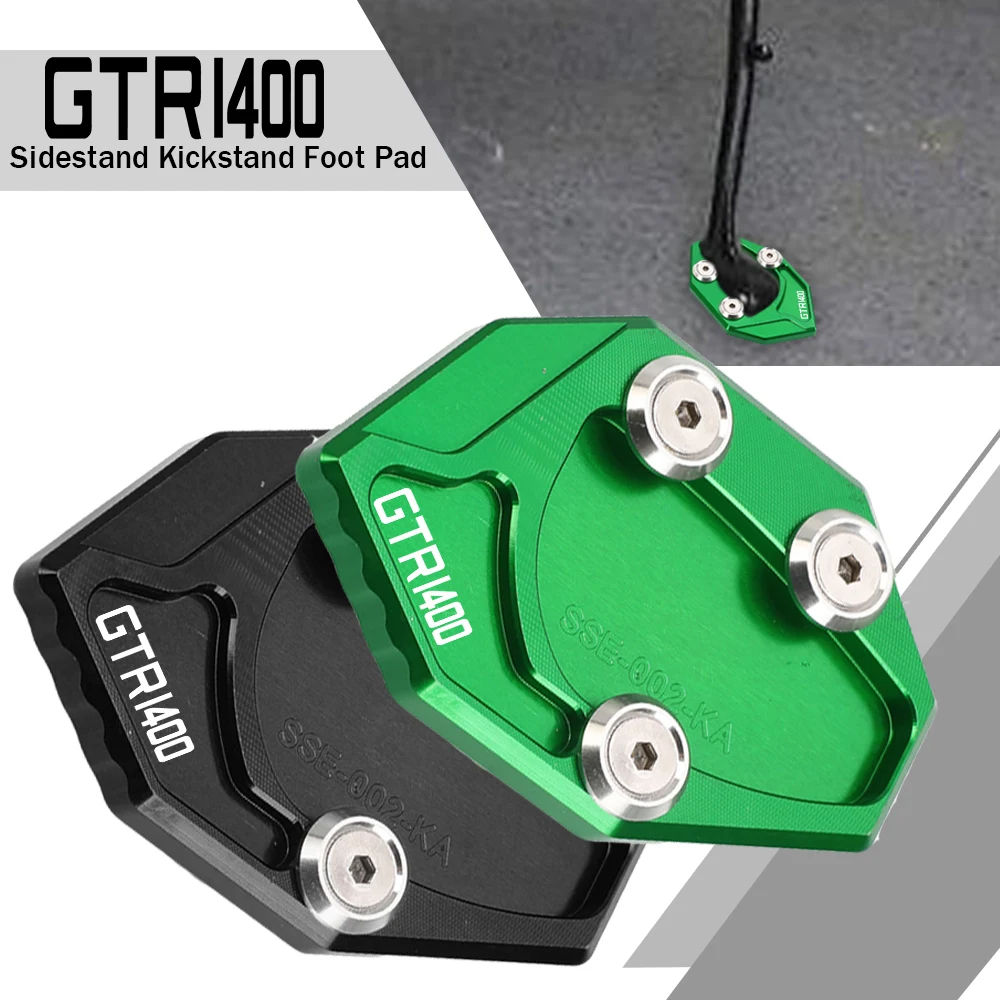 

GTR1400 Motorcycle Side Stand Enlarge Sled Sidestand Kickstand Foot Pad For KAWASAKI GTR 1400 2012-2023 2022 2021 2020 2019 2018
