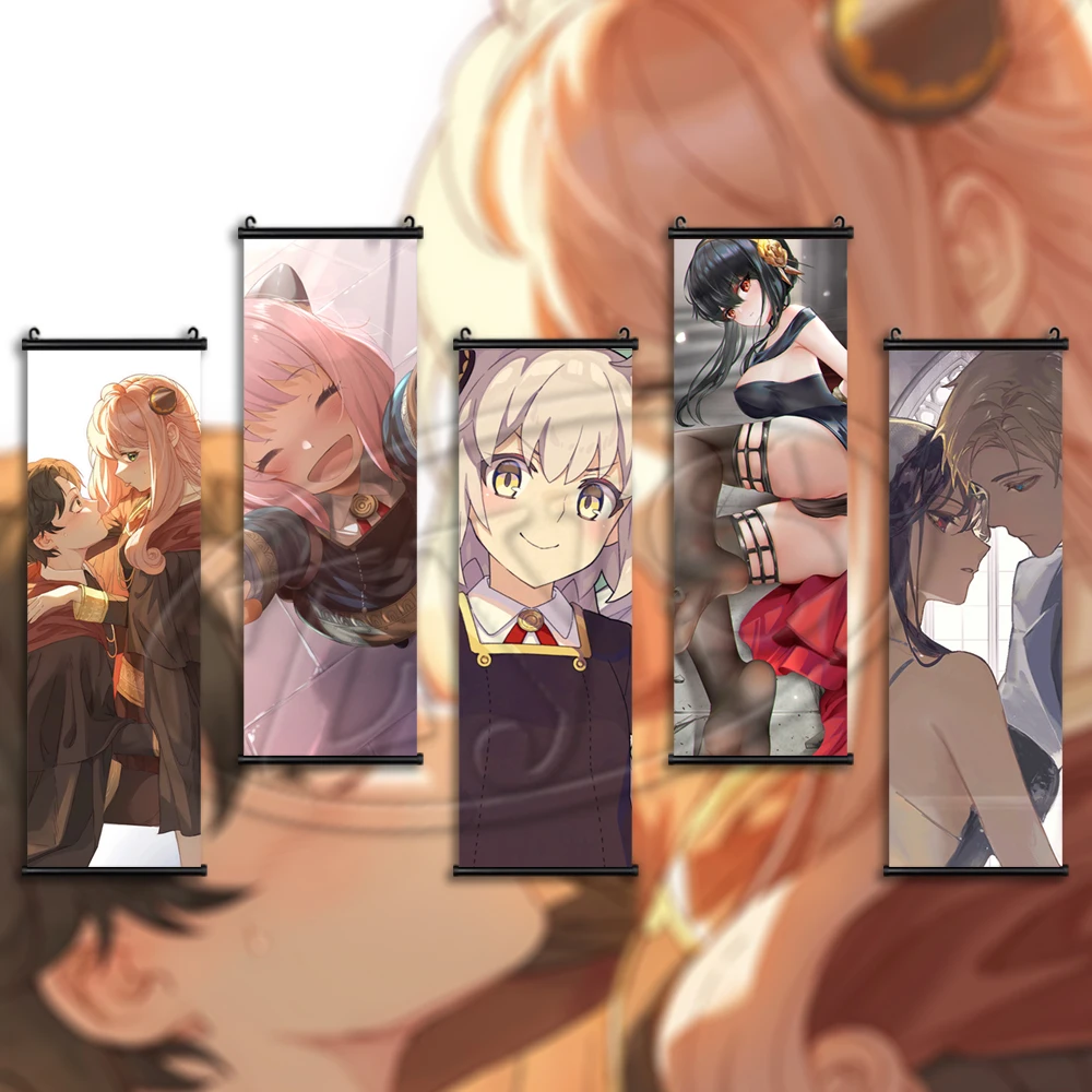 

Anime Wall Artwork SPY X FAMILY Canvas Paintings Modular Pictures Poster Classic Hanging Scrolls Home Decoration For Living Room