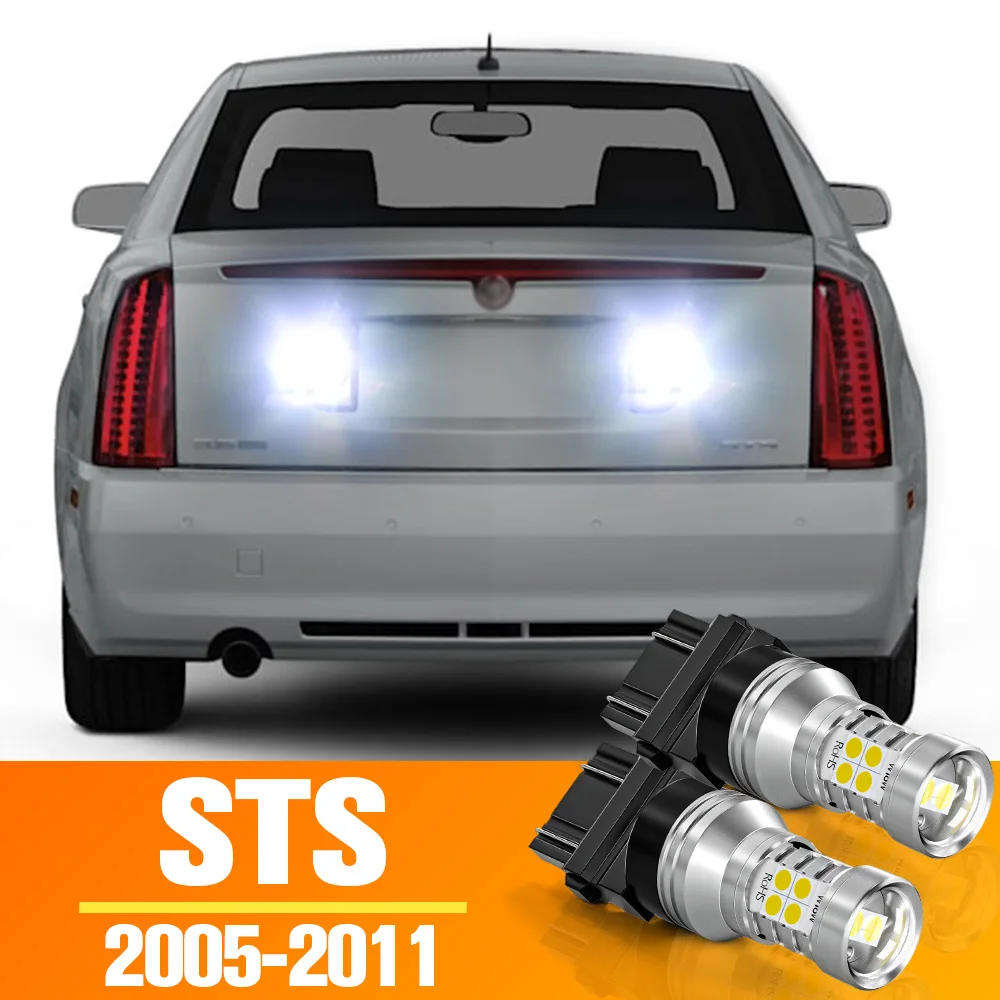 

2pcs LED Reverse Light Backup Bulb Accessories For Cadillac STS 2005 2006 2007 2008 2009 2010 2011