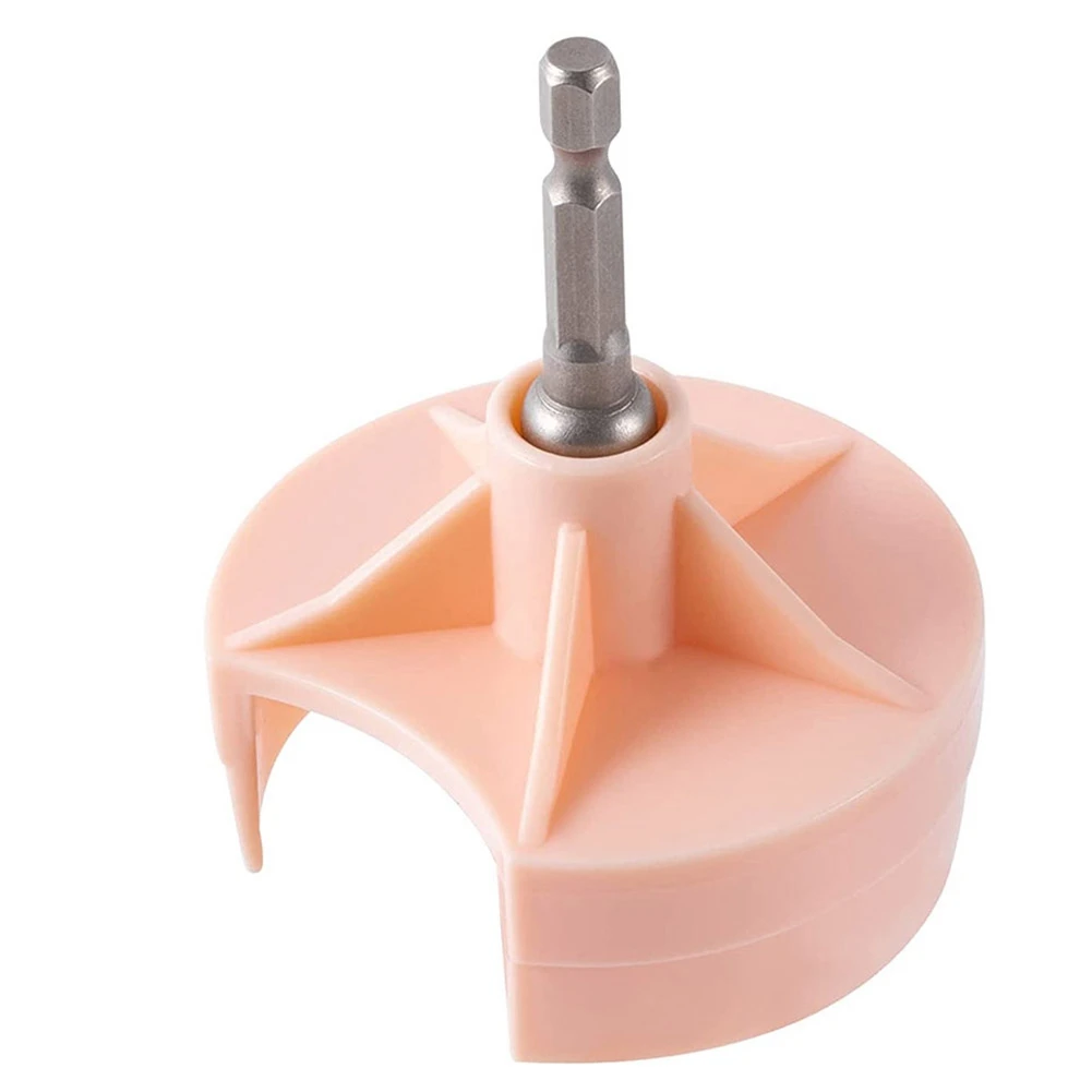 

Knitting Machine Adapter - Crank Handle Adapter Hex Steel Bit Attachment Quick Knit Power Adapter(Pink)