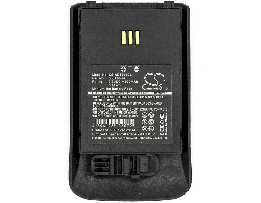 cameron sino cordless phone replacement li ion battery 930mah for 6601901a innovaphone dh4 baaa2b dt690 free tools free global shipping