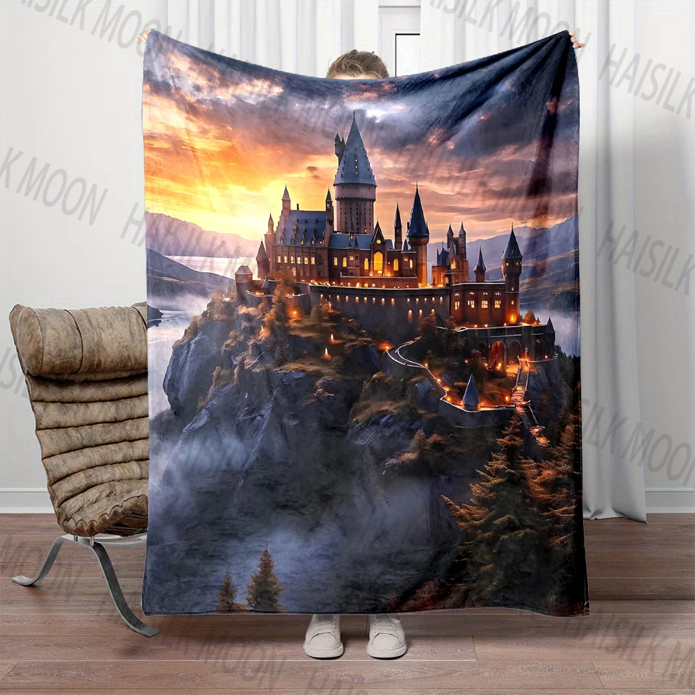 

Микрофибра одеяло Castle Magic Academy MINISO