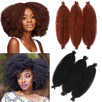 18inch afro marley twist braiding hair extensions for distressed soft locs fluffy afro kinky curl twist crochet hair for women