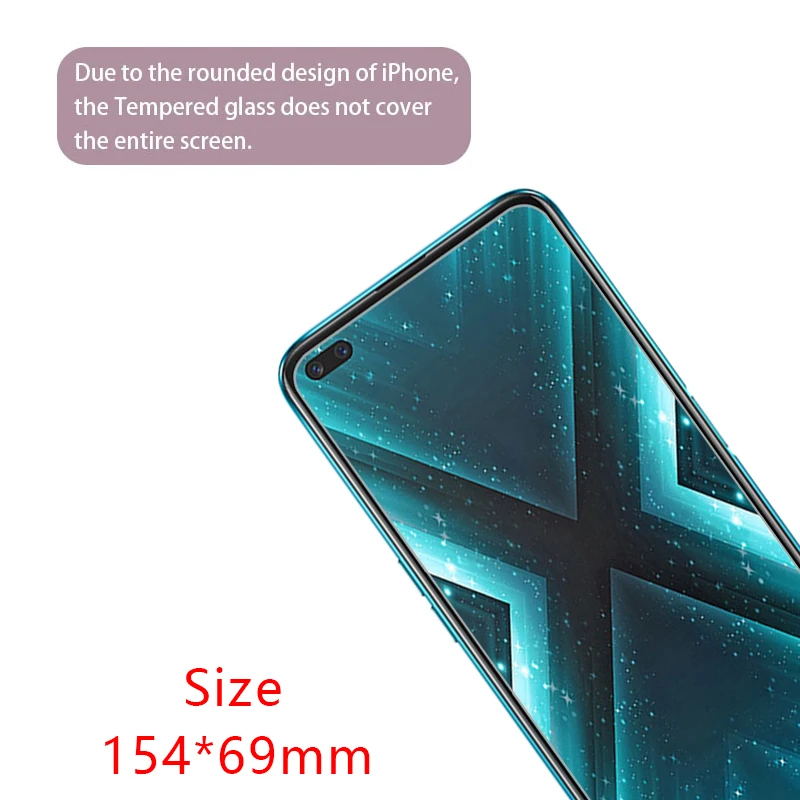 Фото Защитное закаленное стекло для Realme X3 SuperZoom, защитная пленка для экрана Realme X3, X3, 3X Super Zoom, пленка для Realme, Reali, Relme, Real Me №3