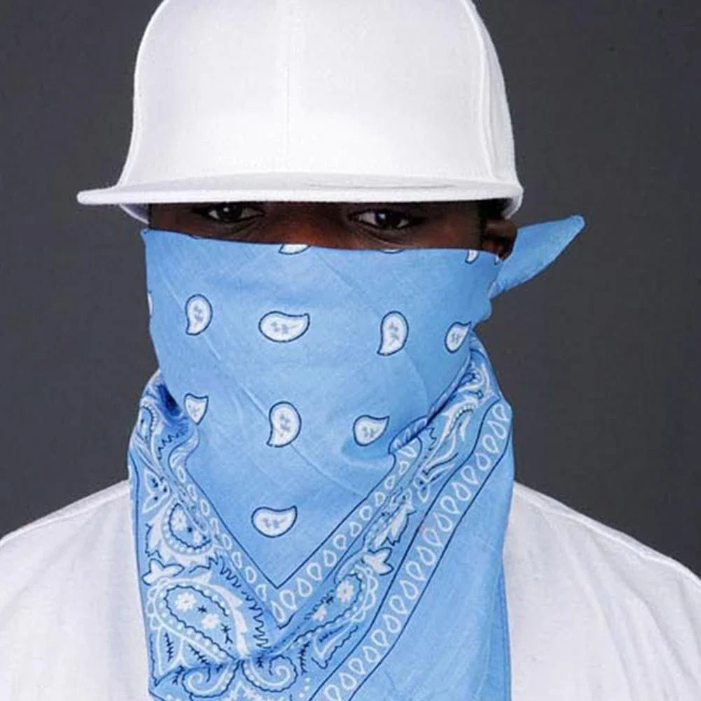 Бандана для волос в стиле хип-хоп мужчин и женщин хлопковая односторонняя