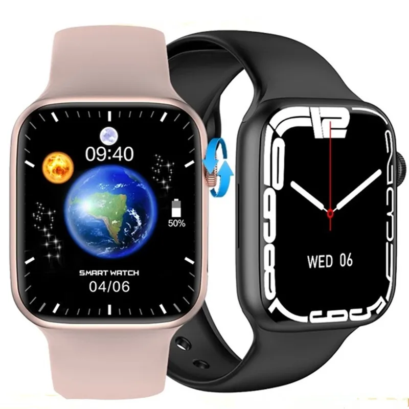 

Смарт-часы W28 Pro, IWO Series 8, мужские, BT, большой экран, NFC, Siri, голосовые, Беспроводная зарядка, спортивные часы 8, женские Смарт-часы