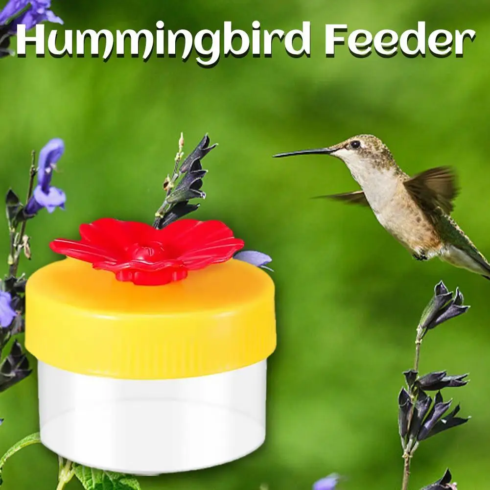 

Plastic Hummingbird Feeder For Outdoor Bird Feeding Stations Forest Garden Pet Wild Bird Water Drinker N0G1