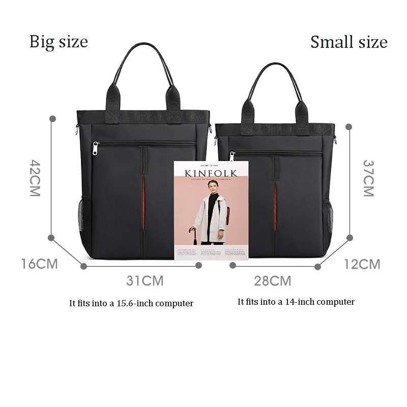 Men Shoulder Messenger Bag Oxford Cloth Casual Tote High Quality Multi-function Crossbody Bag Large Capacity Design Handbag