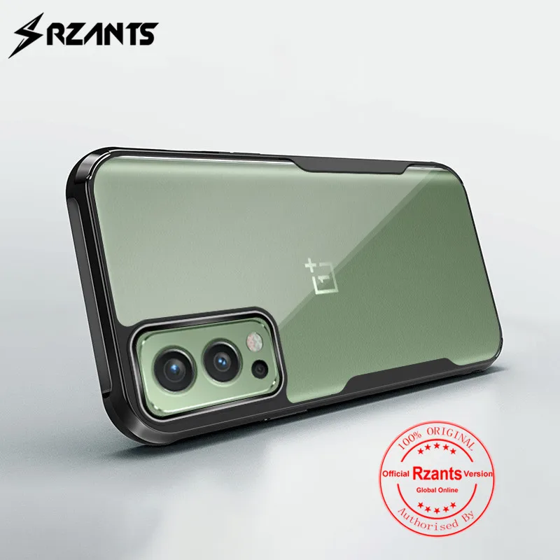 

Rzants Clear Case for OnePlus Nord 2 5G Crystal Hard Cover [New Beetle] Bumper Silicone Phone Casing