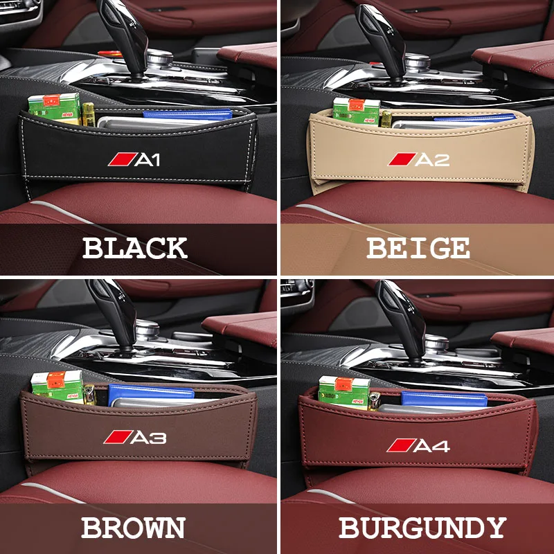 Кожаная сумка-Органайзер на автомобильное сиденье с разрезом