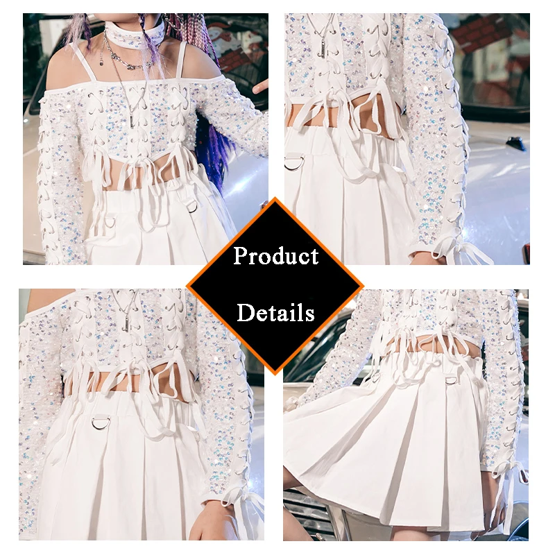 Блестящая танцевальная одежда для джазовых танцев праздничная девочек