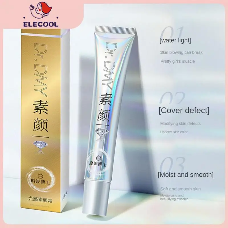 

Крем для макияжа, простой дневной крем, Осветляющий цвет кожи, фотокосметика, 30 мл, Осветляющий крем с защитой от пота