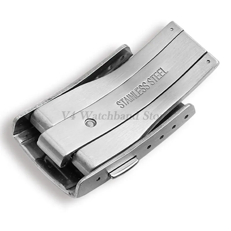 Metal Folding Double buckle for Casio DW5600 DW5610 Replacement Stainless Steel Watchband Press Buckle Small Square Belt Clasp