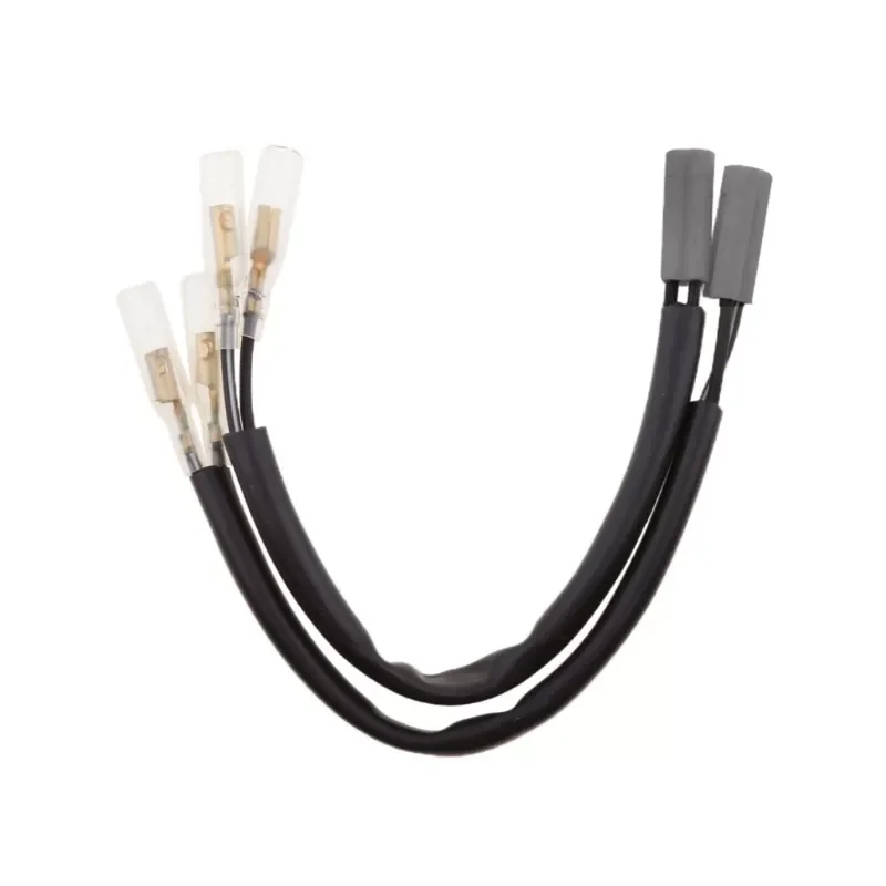 

203D 2Pcs Turn Signal Indicator Blinker Wire Adapter Connectors Cable for Motorcycle