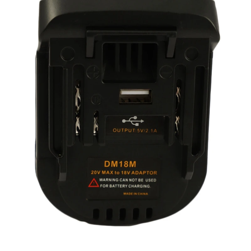 Адаптер для зарядного устройства Li-Ion Dm18m 3X 20 в 18 аккумуляторов Makita Bl1830 Bl1850