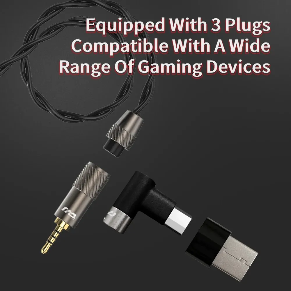 Наушники-вкладыши CVJ с вибрирующим режимом 1BA + 1DD