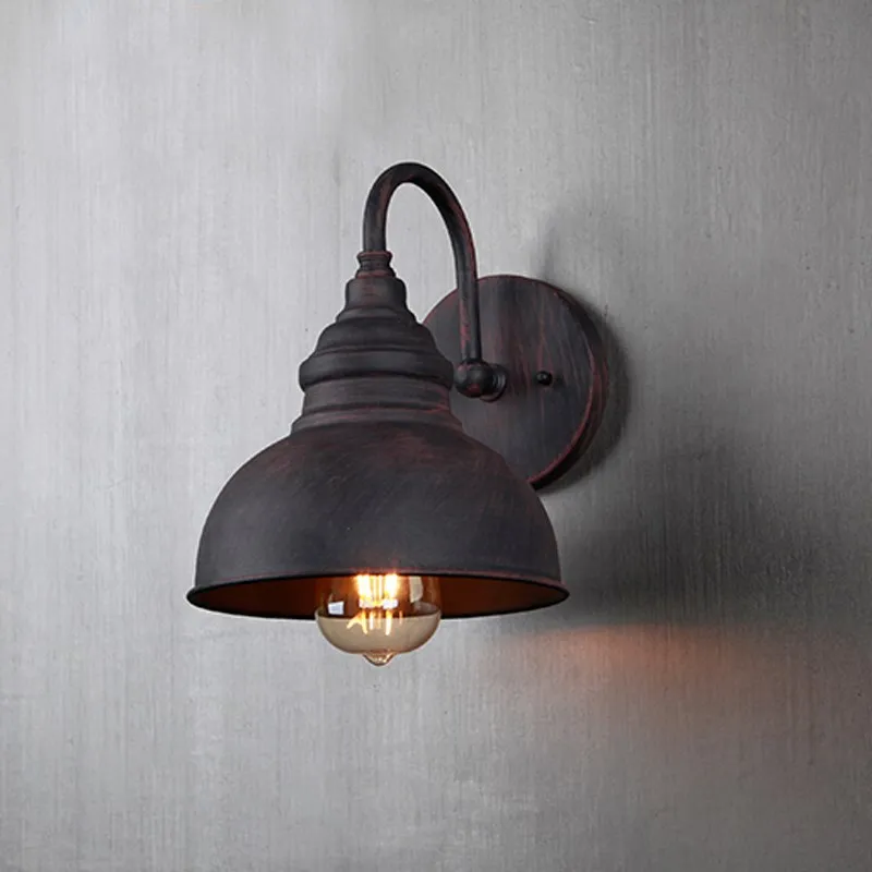 Retro Outdoor Waterproof Wall Lamps Light Sconce for Garden Patio Balcony Vintage Industrial Style Iron E27 Socket Lighting