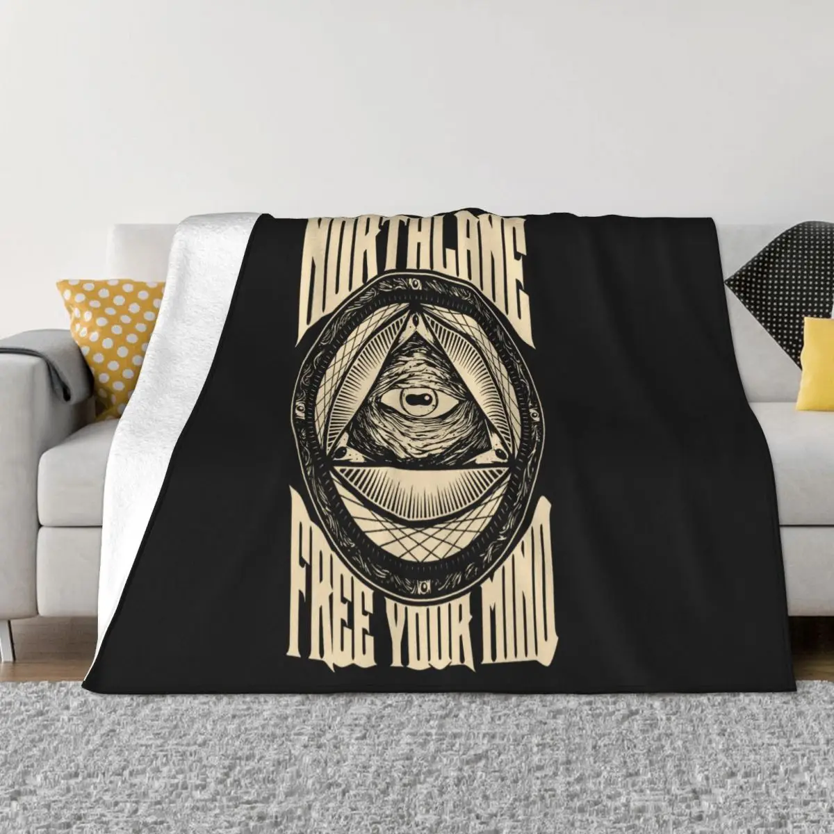 Мужское официальное одеяло с металлическим ремешком Northlane Free Your Mind Eye Mystical M F для