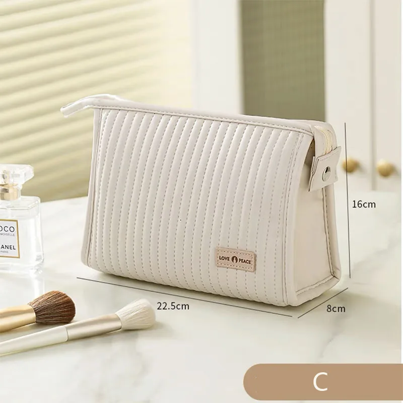 

Большая вместительная косметичка для женщин, органайзер для макияжа, портативный косметичка, предметы первой необходимости для путешествий, сумка для туалетных принадлежностей