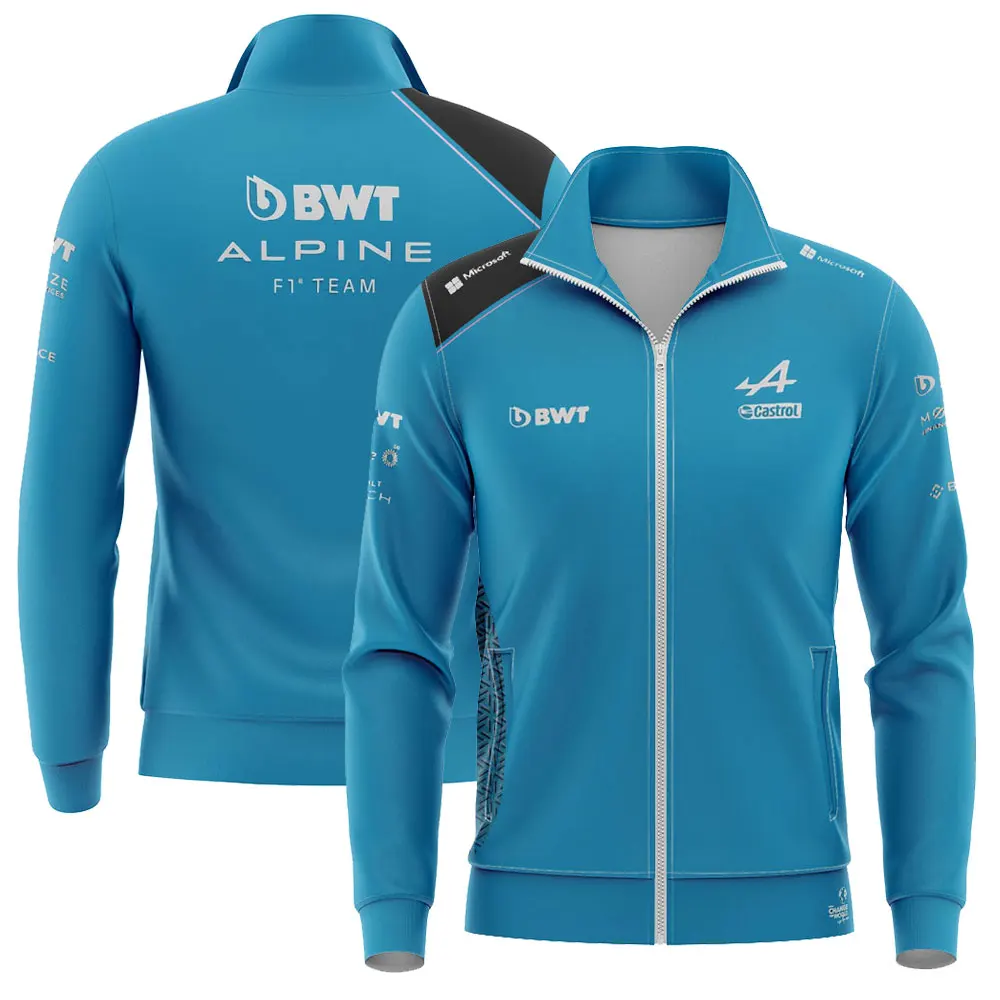 

2023 New F1 Men's Racing Team Jacket Large Sport Coat Formula One Sweatshirt Zipper Jacket Spring and Autumn 31 and 10