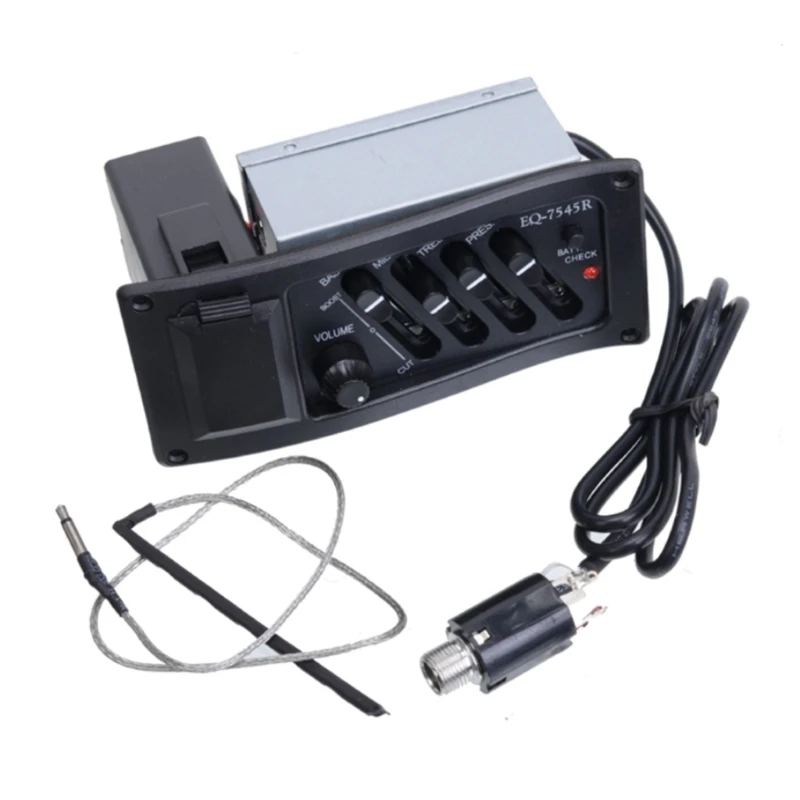 Гитарный звукосниматель 4-полосный гитарный предусилитель эквалайзеры тюнер