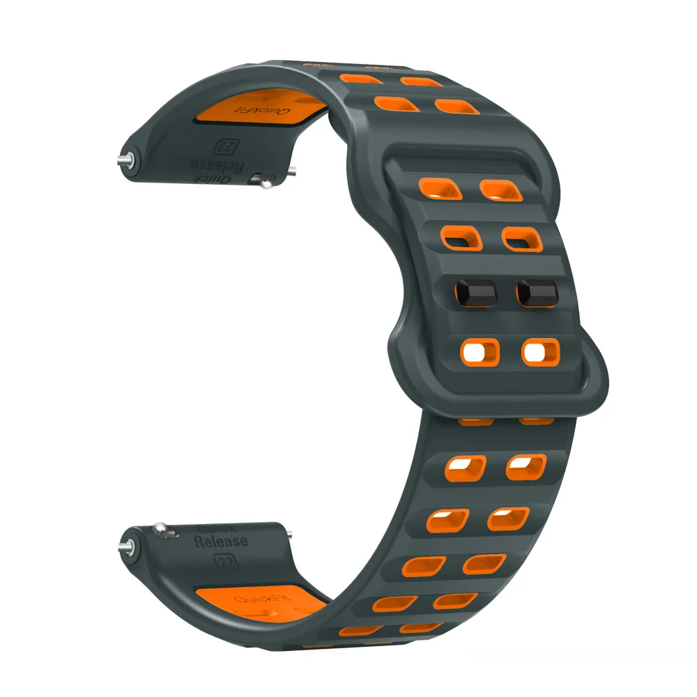 Фото Силиконовый ремешок 22 мм для Zeblaze Stratos 4/GTR 3 Pro/Vibe 7 Pro/Beyond 3 pro, браслет-ремешок для часов Btalk 2 Lite/3 Pro, ремешок для часов №3