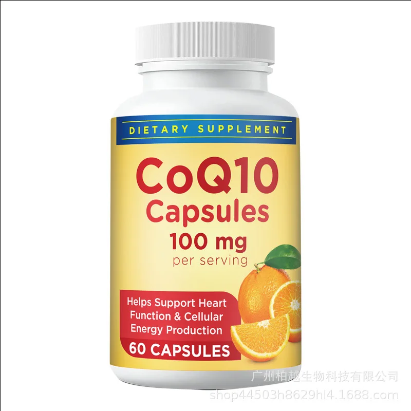 

1 bottle Coenzyme Q10 capsules to enhance antioxidant to provide energy for the heart anti-aging to enhance the body's immunity