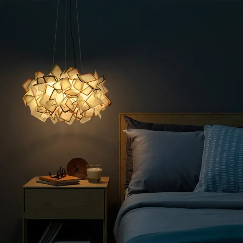 Акриловая люстра Slamp clizia с подвеской новый дизайн необычные люстры светодиодные