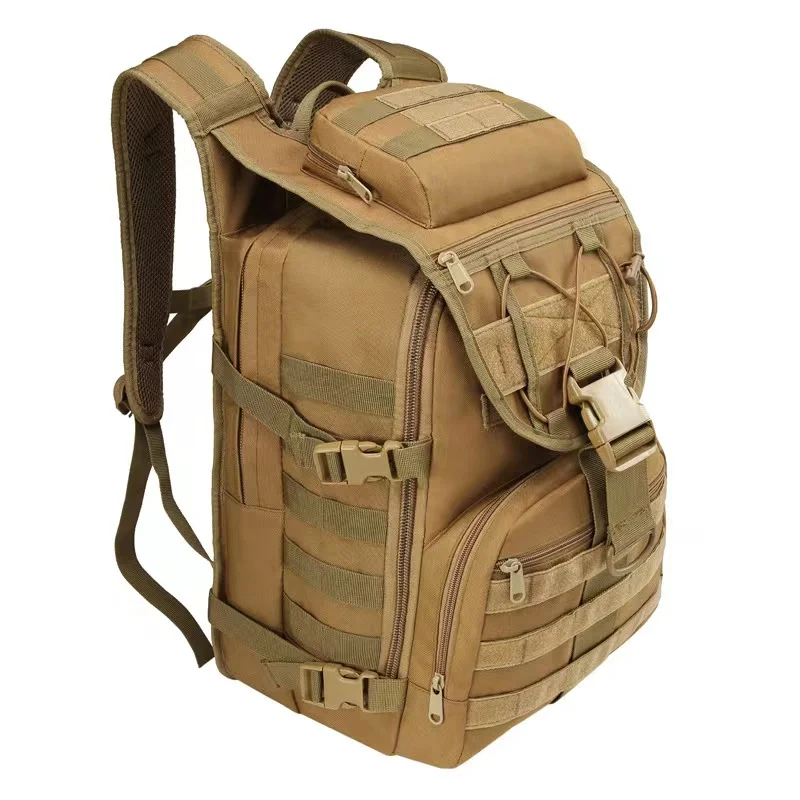 

Водонепроницаемый Военный тактический рюкзак 40 л, армейская штурмовая сумка, сумки с системой Molle, рюкзаки, уличные спортивные рюкзаки для к...