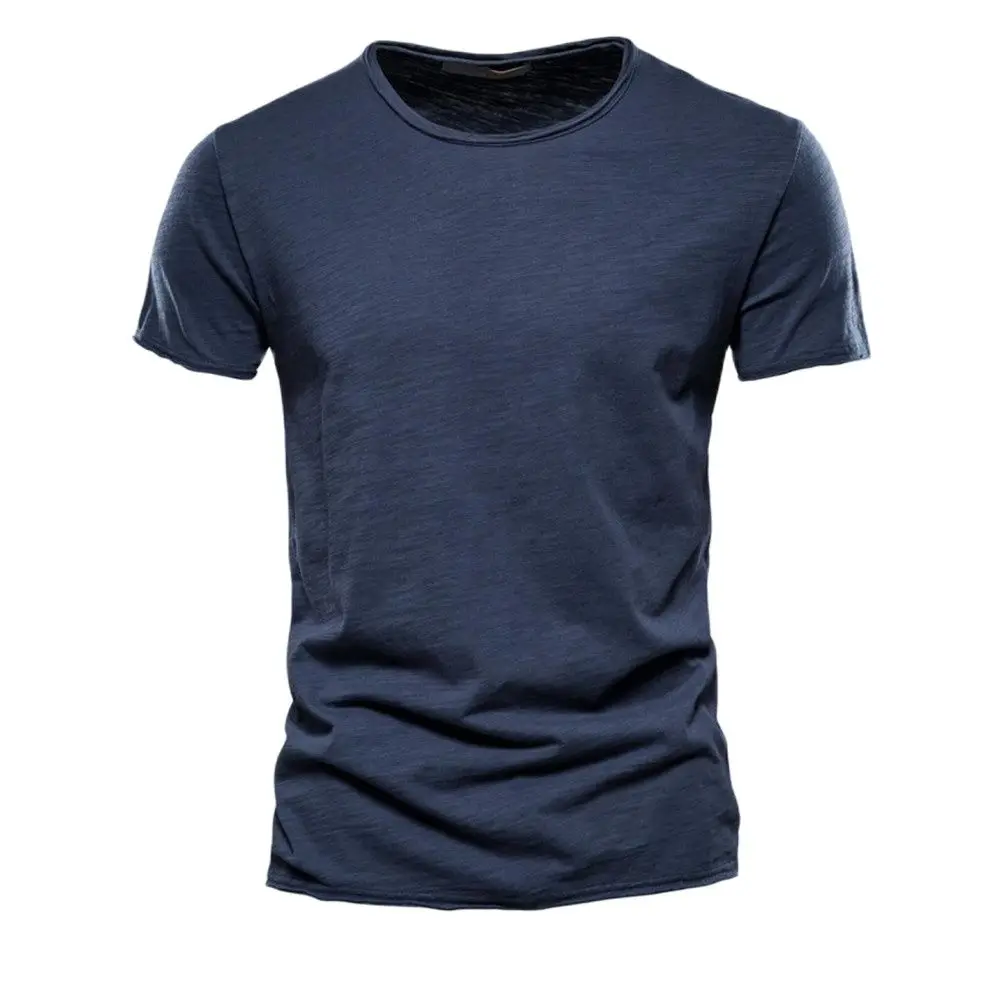 

New Fashion Brand Quality Cotton Men T-shirt Design Slim Fit Soild Men's T-shirt Short Tee Shirts Homme Sleeve T Shirt For Men