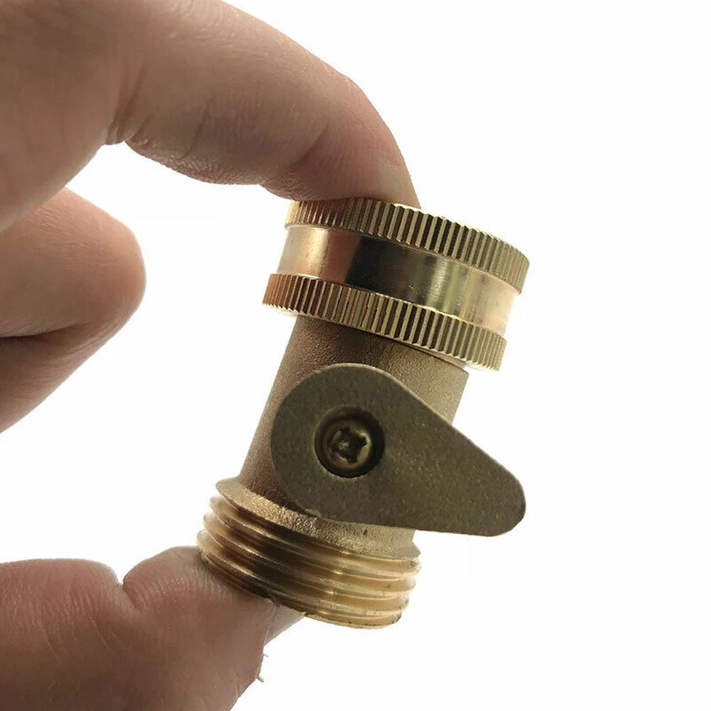 

1pcs Brand New High Quality Garden Water Pipe Joint Connectors Garden Hose 3/4 Inch Ball Valve European Thread