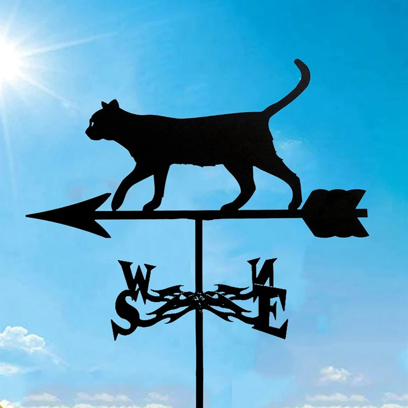 

Cat Figurines Practical Wind Direction Indicators Professional Measuring Tools Vintage Style Farm Scene Garden Ornaments