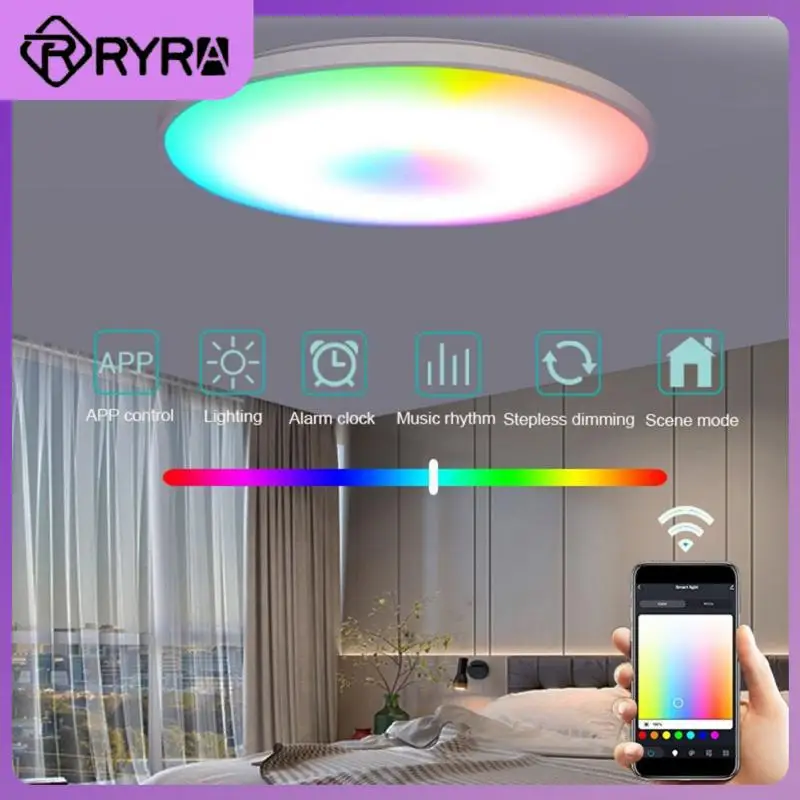 

30w Voice Control Led Lights Smart Ceiling Lamp Work With Alexa Google Home Celling Light Smart Home Bedroom Decor Modern Rgbcw