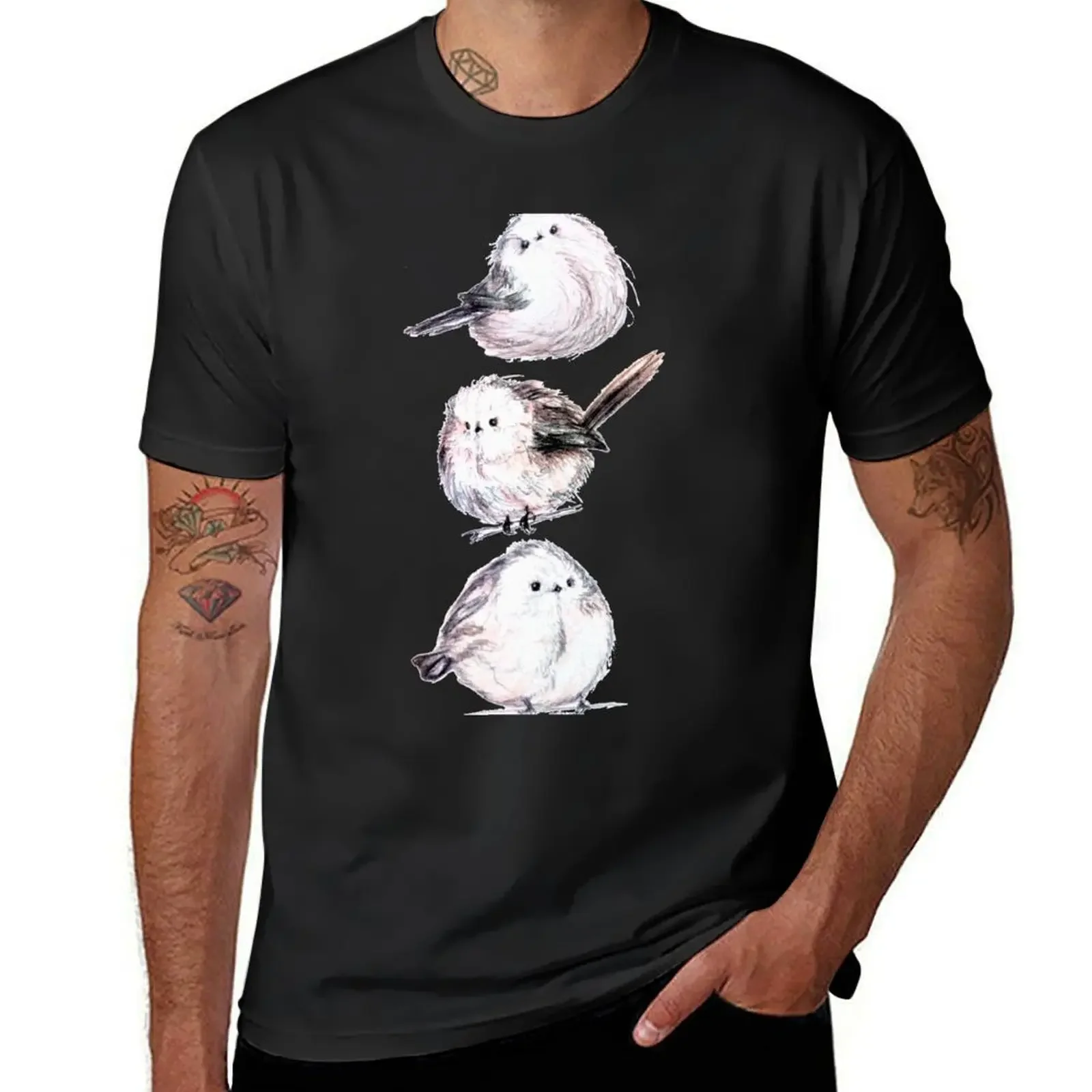 Мужская Винтажная футболка с графическим принтом